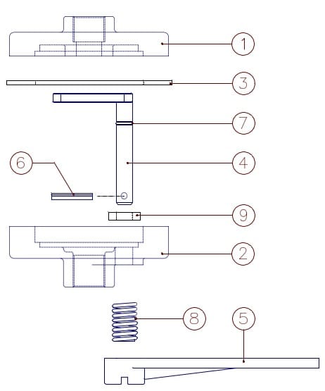 Blasting Valve AP7 - Parts