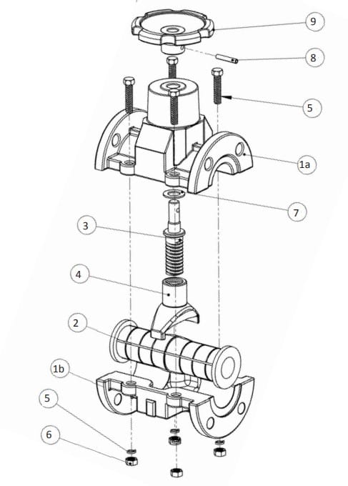 Blasting valve SGV - Parts
